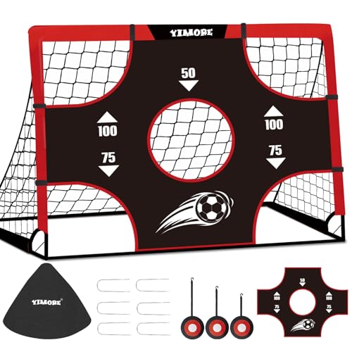 Yimore Fussballtore für Garten Kinder mit Tragetasche-3 in 1 Kinder Fußballtor Torwand für Kinder-Faltbares Fußball Tor Fussballtore Geschenke für Garten Kinder 120 x 90 x 90 cm (120cm with 4 Models) Yimore Fussballtore für Garten Kinder mit Tragetasche-3 in 1 Kinder Fußballtor Torwand für Kinder-Faltbares Fußball Tor Fussballtore Geschenke für Garten Kinder 120 x 90 x 90 cm (120cm with 4 Models) von YIMORE