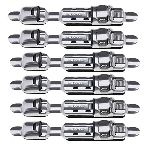 YINETTECH 6Pcs Angelrute Rollenhalter Angelrolle Sitz Stangenclip Langlebig Angelrollenhalter Deck Angelzubehör Edelstahl YINETTECH 6Pcs Angelrute Rollenhalter Angelrolle Sitz Stangenclip Langlebig Angelrollenhalter Deck Angelzubehör Edelstahl von YINETTECH