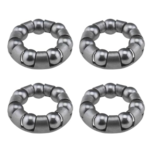 YINETTECH 4pcs Fahrrad-Kugellagerhalter 7 Kugeln Fahrradreparaturzubehör Kugellagerkäfig Fahrradkugellager für Fahrrad-Vorderrad-Kugellagerhalterung YINETTECH 4pcs Fahrrad-Kugellagerhalter 7 Kugeln Fahrradreparaturzubehör Kugellagerkäfig Fahrradkugellager für Fahrrad-Vorderrad-Kugellagerhalterung von YINETTECH