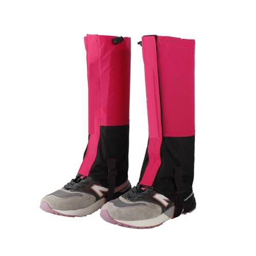 YINMAN Beingamaschen for Wandern, Überschuhe for Den Außenbereich, Beinwärmer for Kinder, Geeignet for Wandern, Rucksackreisen Und Klettern Im Freien.(Pink) von YINMAN