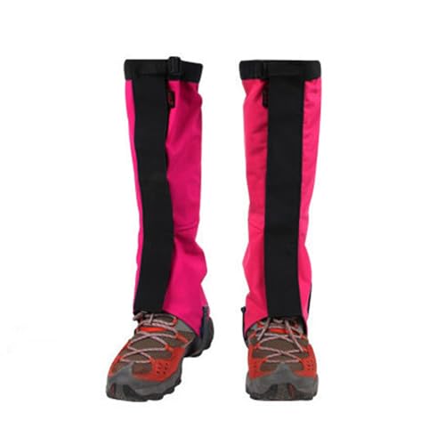 YINMAN Gamaschen for Männer Und Frauen, Schuhgamaschen, Wüsten-Beinwickel, for Wandern, Spazierengehen, Jagen, Rucksackreisen Und Klettern Im Freien(Pink,L) von YINMAN