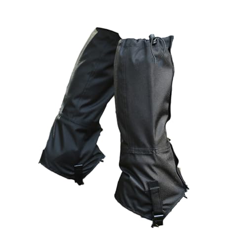 YINMAN Gamaschen for Männer Und Frauen,Beingamaschen for Wandern,Atmungsaktive Schneedecke for Den Außenbereich,Geeignet for Skifahren In Den Bergen,Klettern,Jagen(Black,M) von YINMAN