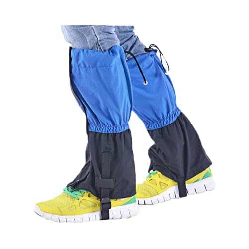 YINMAN Gamaschen for Wandern, Outdoor-Gamaschen, Gamaschen for Kinderschuhe, Geeignet for Skifahren In Den Bergen, Wandern, Klettern Und Jagen.(Blue) von YINMAN