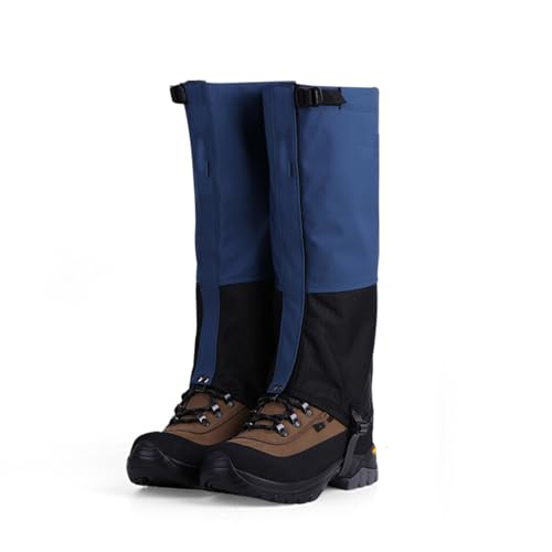 YINMAN Wandergamaschen for Männer Und Frauen, Atmungsaktive, Warme Schneedecke, Outdoor-Gamaschen, Geeignet for Skifahren In Den Bergen, Wandern, Klettern Und Jagen(Blue,L) von YINMAN