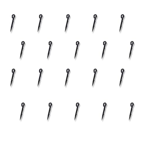 20 Stück hochfeste Köder, Nadelköder, Spikes-Set, Angelhaken, Metallköder, Spikes für Karpfenangeln, mit Widerhaken 20 Stück hochfeste Köder, Nadelköder, Spikes-Set, Angelhaken, Metallköder, Spikes für Karpfenangeln, mit Widerhaken von YIZITU