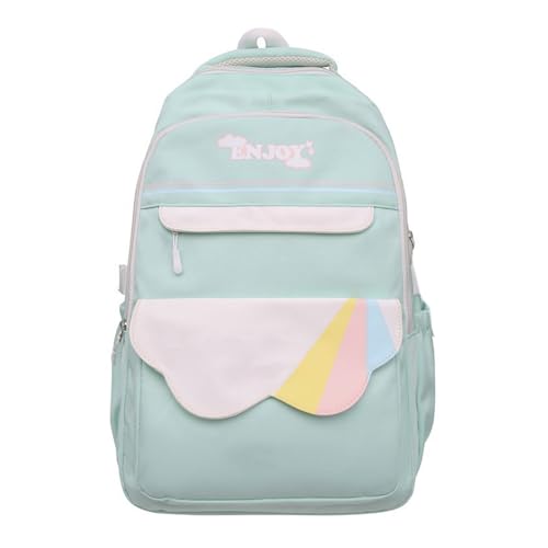 Schüler Schulrucksack Reiserucksack Großer Rucksack Trendiger Laptop Rucksack Teenager Schultasche von YIZITU