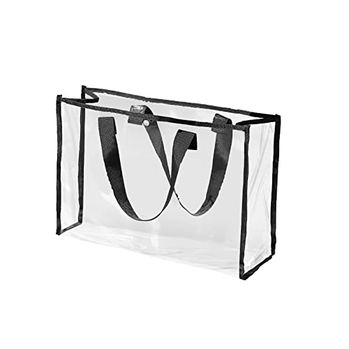 YIzdegg Taschen Alarmgerät multifunktionale, transparente Kulturtasche, große Kapazität, Strandtasche Afrikanische Taschen (Black, One Size) von YIzdegg