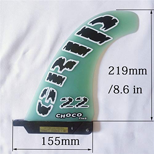 YJDTYM FCS Surfboard Fin Center Single Box Fin 7-8-9-10"Zoll Longboard US Base Sup Surf Finnen Paddle Board Fin Surfboard Zubehör Multi von YJDTYM