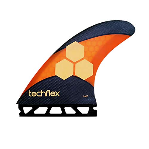 YJDTYM Zukünftige AM2 3-Fin Techflex Large Surfboard Finnen Tri Fin Set Set Ausverkauf-Surf Surf Longboard Zubehör Kohlefaser Fin von YJDTYM