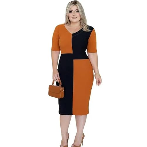 YJHLY Frauen Kleid Plus Size Women Kleider Für Sommer Schleiche Pass-A-L von YJHLY