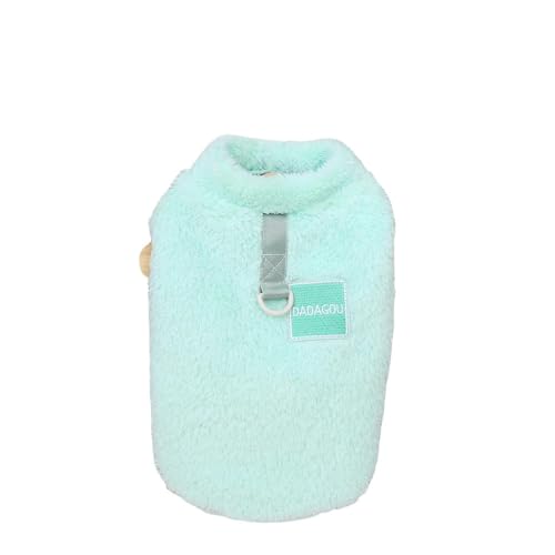 YJHLY Hundekleidung Warme Kleine Hundekleidung Weiche Fleece Katze Hunde Kleidung Haustier Welpe Winter Weste Kostüm Für Kleine Mittlere Hundekatzen-325 Green-XL von YJHLY