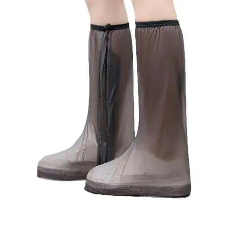 YJHLY Regenstiefel Für Damen Silikon wasserdichte Regen Stiefel Für Männer Und Frauen, Anti-Rutsch Gummistiefel, Regen Schuhe Abdeckung, Verschleißfest, Schnee-6-L von YJHLY