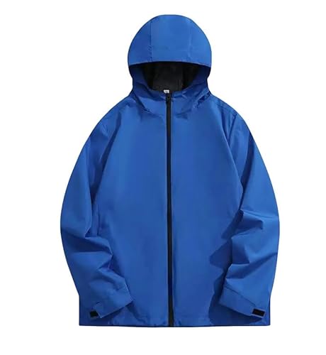 YJHLY wasserdichte Jacke Camping Regenmantel Männer Frauen Windbreaker Frauen wasserdichte Jacke Männer Sonnenschutz Kleidung Angeln Regen Wind Breaker Jacke Männer-Picture Color_B-XXL von YJHLY