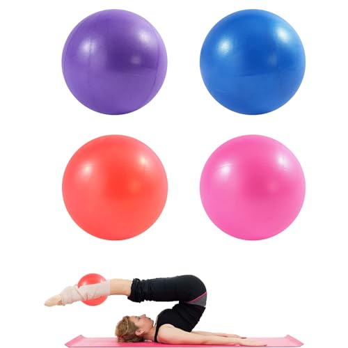 YJSDDNTY 4pcs Gymnastikball Klein, Berstschutz Yoga Ball, Sitzball, Balanceball, Yogaball für Zuhause, Fitnessstudio und Büro, Ideal für Yoga, Pilates - 25cm YJSDDNTY 4pcs Gymnastikball Klein, Berstschutz Yoga Ball, Sitzball, Balanceball, Yogaball für Zuhause, Fitnessstudio und Büro, Ideal für Yoga, Pilates - 25cm von YJSDDNTY
