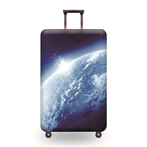 YJSZY Kofferschutzhülle,Sternenhimmel Universum Cooles Kofferhülle Elastisch Für 18-32 Zoll,Gepäck Cover,Reisekoffer Hülle,Kofferschutz,Luggage Cover,Mann Frau Gepäckabdeckung (Colour 6,S(18-21inch)) von YJSZY