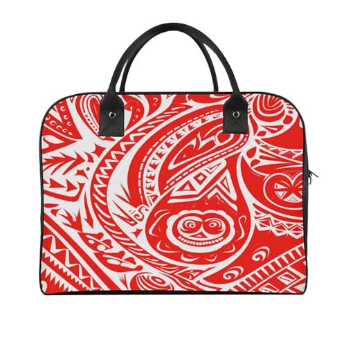 YJWANDL Reisetasche mit Tribal-Muster, Yoga-Tragetasche, Wochenendtasche, Übernachtungstasche, für Reisen, Strand, Fitness, Yoga, Schwimmen, Stil, Einheitsgröße, Stil:, Einheitsgröße von YJWANDL