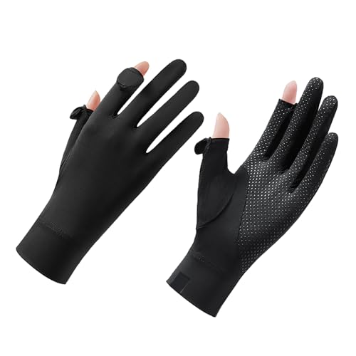 YJZQ Frauen Sommer Handschuhe Weiche Sonnenschutz Handschuhe Leichte Touchscreen Handschuhe rutschfeste Fahrradhandschuhe Atmungsaktive Eisseidenhandschuhe für Volleyball, Baseball, Radfahren YJZQ Frauen Sommer Handschuhe Weiche Sonnenschutz Handschuhe Leichte Touchscreen Handschuhe rutschfeste Fahrradhandschuhe Atmungsaktive Eisseidenhandschuhe für Volleyball, Baseball, Radfahren von YJZQ
