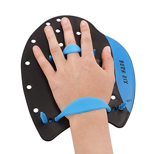 YJZQ Unisex–Erwachsene Hand Paddles Schwimmen Kinder Handpaddles Swim Power Professionelle Trainingsgeräte Schwimmhandschellen für das Schwimmtraining im Pool und im Freiwasser YJZQ Unisex–Erwachsene Hand Paddles Schwimmen Kinder Handpaddles Swim Power Professionelle Trainingsgeräte Schwimmhandschellen für das Schwimmtraining im Pool und im Freiwasser von YJZQ