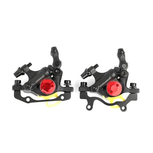 YKAIG Hydraulische Scheibenbremse Rennrad Bremssättel Vorne Hinten Mountainbike Bremsen Sets(Black Front Rear) von YKAIG