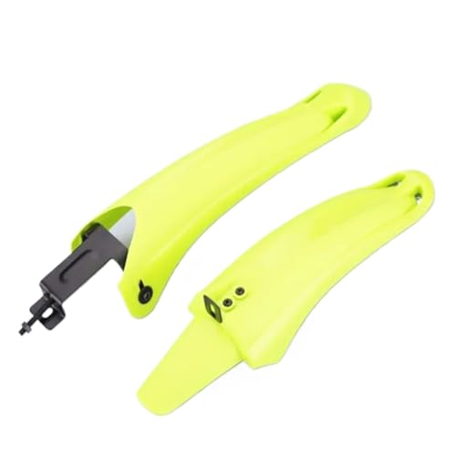 YKAIG Mountainbike Kotflügel Set Fahrrad Kotflügel Flügel Vorne Und Hinten Kotflügel(Green) von YKAIG