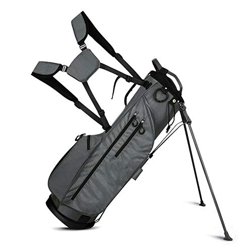 Golftaschen für Männer, Golftaschen for Herren, leichte Standard-Ballschläger-Standtasche, tragbar, große Kapazität, reibungsfrei, Golf-Waffentasche, Sport-Abdeckungstaschen(Grey) von YKMYXZ