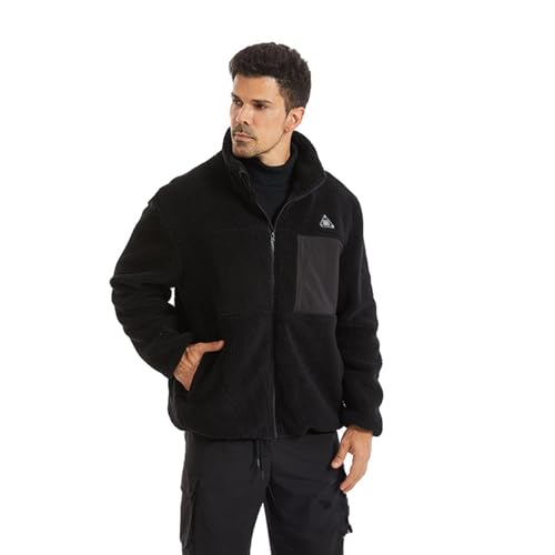 YKSEND Beheizbare Jacke für Herren Heated Jacket Warme Elektrojacke aus Polarfleece geeignet für den Außenbereich und den Alltag,B,M von YKSEND