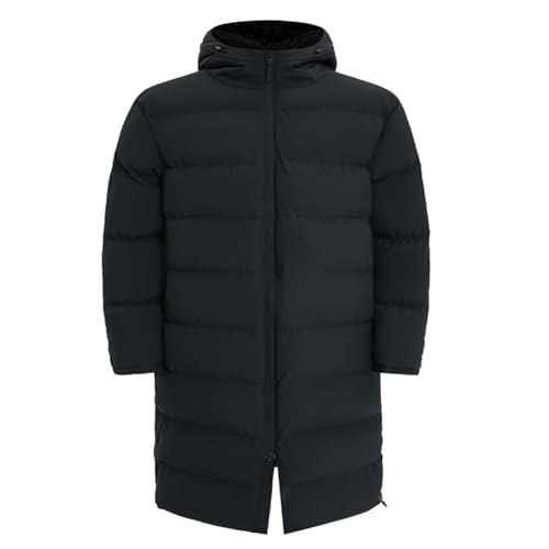 YKSEND Damen Mantel in Down Jacketmit Kapuze Warm Quilted Winter Jacket Daunenjacken für Männer und Frauen Verdickte Wintertrainings Tudenten-Kunstprüfungsclub-Tanzjacken,B,XXL von YKSEND