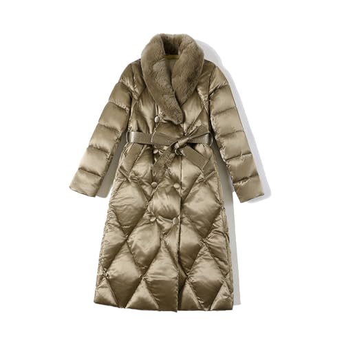 YKSEND Damens Long in Daunenjacke Winter Puffer Coats Jacket Bleiben Sie Bei Jeder Gelegenheit Modisch,A,S von YKSEND