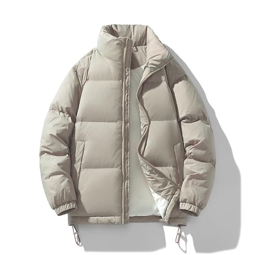 YKSEND Daunenjacke Herrens Cropped Puffer Jacket Winter Warm Down Coats Lässige Outdoor-Paaroberteile für Männer und Frauen Sind Bequem und Komfortabel,D,XL von YKSEND