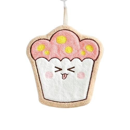 YLXCKGS Handtuch Süße Handtuch Brot Käse Form Hanging Handtuch Kinder Kinder Baden Handtücher Korallen Fleece Taschentücher-Länge von YLXCKGS