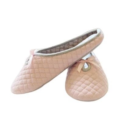 YLXCKGS Hausschuhe Schöne Bowtie Winter Women Home Pantoffeln Für Innenschlafzimmer Haus Weicher Boden Baumwolle Warme Schuhe Erwachsene Flats Flats -Rosa-36-37 von YLXCKGS