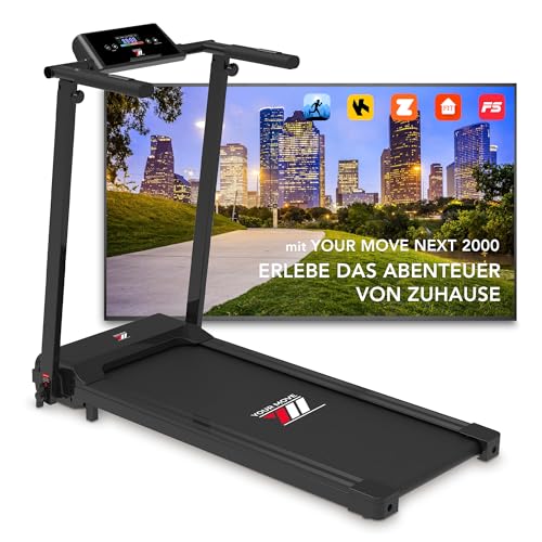 YM Next 2000 Elektrischer Laufband, Zusammenklappbar, 12 km/h, Gestaltungssteuerung und Tasten, Große Lauffläche, Verstärkter Rahmen, App Kinomap Zwift BitGym, Platzsparend, Your Move YM Next 2000 Elektrischer Laufband, Zusammenklappbar, 12 km/h, Gestaltungssteuerung und Tasten, Große Lauffläche, Verstärkter Rahmen, App Kinomap Zwift BitGym, Platzsparend, Your Move von YM