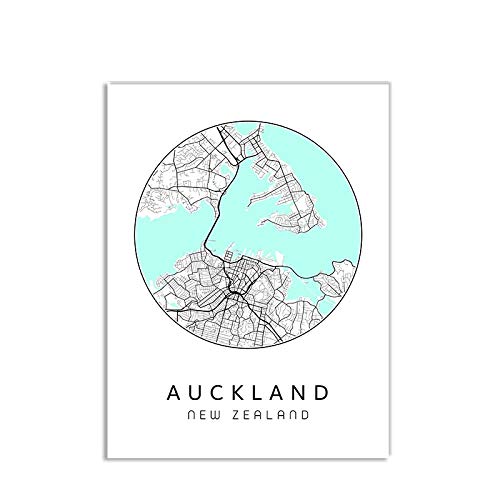 YMXCNM Leinwand Bilder,Auckland New Zealand City Minimalist Map Prints Poster Wall Art Paintings Round Map Pictures Pop Artwork for Living Room Bedroom Home Decor,30X40Cm/11.81X15.74 In YMXCNM Leinwand Bilder,Auckland New Zealand City Minimalist Map Prints Poster Wall Art Paintings Round Map Pictures Pop Artwork for Living Room Bedroom Home Decor,30X40Cm/11.81X15.74 In von YMXCNM