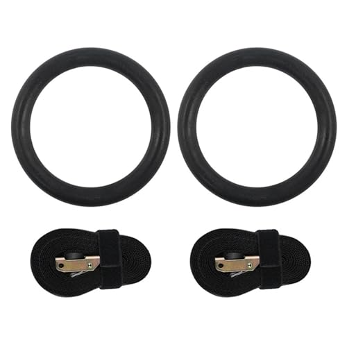 YMYGCC Gym Ring Gymnastic Ring Übung Fitness Gymnastic Ringe Gym Home Sport Einstellbare Fitness Klimmzüge Muscle Up Training Ring von YMYGCC