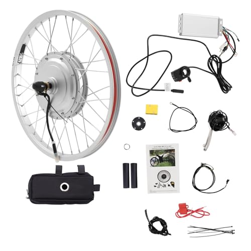 YNAADYH 20 Zoll 36V 750W Fahrrad Vorderrad Nabe Motor Umbau Kit Elektrisches Fahrrad Vorderrad 20Zoll E-Bike Umbau Kit 36V 750W Ebike Rad Kit Daumen Drosselnabe Fahrrad Umbau Motor Kit von YNAADYH