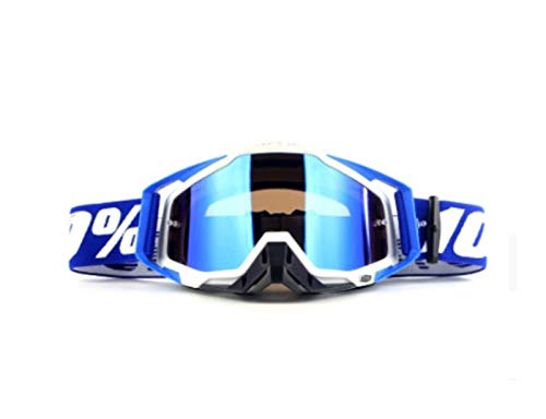 YNZUNMY Motocross Brille,Motorradbrille,Crossbrille Motorradbrille Motocross Goggles Moto Racing Männer Frauen Brille Ski Sport Gläser(5) von YNZUNMY