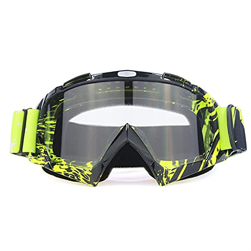 YNZUNMY Motocross Brille,Motorradbrille,Crossbrille Motorradbrille Off-Road-Helm-Ski-Casque-Motorrad-Brille Brillen-Snowboard-Racing Moto-Bike-Sonnenbrillen Motorrad(NO13) von YNZUNMY