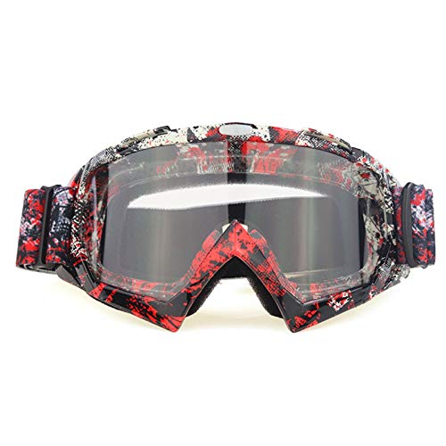 YNZUNMY Motocross Brille,Motorradbrille,Crossbrille Motorradbrille Off-Road-Helm-Ski-Casque-Motorrad-Brille Brillen-Snowboard-Racing Moto-Bike-Sonnenbrillen Motorrad(NO19) von YNZUNMY