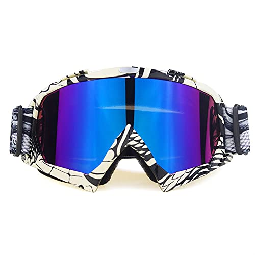 YNZUNMY Motocross Brille,Motorradbrille,Crossbrille Motorradbrille Off-Road-Helm-Ski-Casque-Motorrad-Brille Brillen-Snowboard-Racing Moto-Bike-Sonnenbrillen Motorrad(NO6) von YNZUNMY