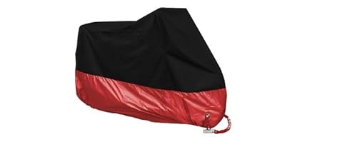 YNZUNMY Motorrad Abdeckplane,Motorradabdeckung Outdoor wasserdichte Motorrad Cover Outdoor-Schutz-Fahrrad-Regen-Staub Prävention Motorrad Motor-Moped-Roller-Abdeckung M-4XL(C,3XL for 221 230cm) von YNZUNMY