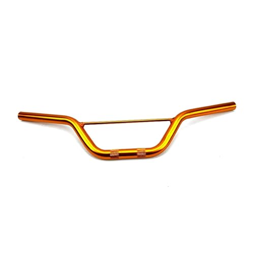 YNZUNMY Motorrad Lenker,Motorcycle Handlebar Universal 22mm 7/8 "Aluminium Motorrad Lenker for Motocross Mini Dirt Pit Bike(Orange) von YNZUNMY