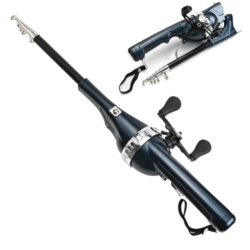 YODAOLI Angelrute, EasyFish Klapprute, All-in-One tragbare Reiserute, 158 cm, Fliegen, Medium Heavy, Erwachsener YODAOLI Angelrute, EasyFish Klapprute, All-in-One tragbare Reiserute, 158 cm, Fliegen, Medium Heavy, Erwachsener von YODAOLI