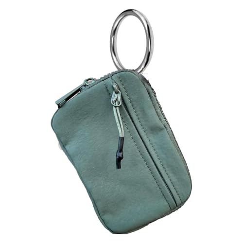 YODAOLI The Iris Wallet,Wristlet Keychain with Wallet,Small Zipper Wallet,Mom Wallet free You Hand (Green) von YODAOLI