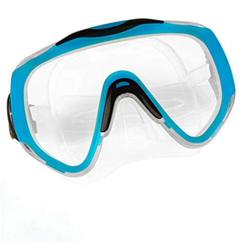 Tauchmasken Schwimmbrille Schnorcheln Scuba Schnorchelmaske Weitwinkel Kieselgel gehärtete Linse Taucherbrille Brille für Erwachsene von YOFOKE