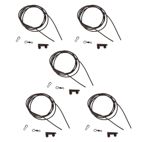 YOGOTEU Angelhubschrauber Zubehör Angelzubehör Set Tube Hubschrauber Set Up Tangles Leader von YOGOTEU