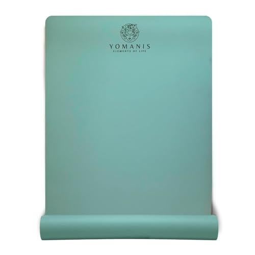 YOMANIS Kautschuk & PU Yogamatte | 185 x 68 cm x 4 mm | Yoga matte, Fitnessmatte, Sportmatte, Gymnastikmatte rutschfest extra breit | 2in1 YogaGurt YOMANIS Kautschuk & PU Yogamatte | 185 x 68 cm x 4 mm | Yoga matte, Fitnessmatte, Sportmatte, Gymnastikmatte rutschfest extra breit | 2in1 YogaGurt von YOMANIS