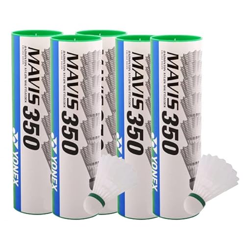Badmintonball Mavis 350 weiß 3X6=18 Stück Nylonshuttle Farbe: rot/schnell Badmintonball Mavis 350 weiß 3X6=18 Stück Nylonshuttle Farbe: rot/schnell von YONEX