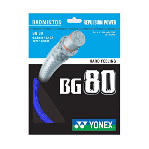 YONEX BG80 Badminton-Set, 0,68 mm, Königsblau YONEX BG80 Badminton-Set, 0,68 mm, Königsblau von YONEX