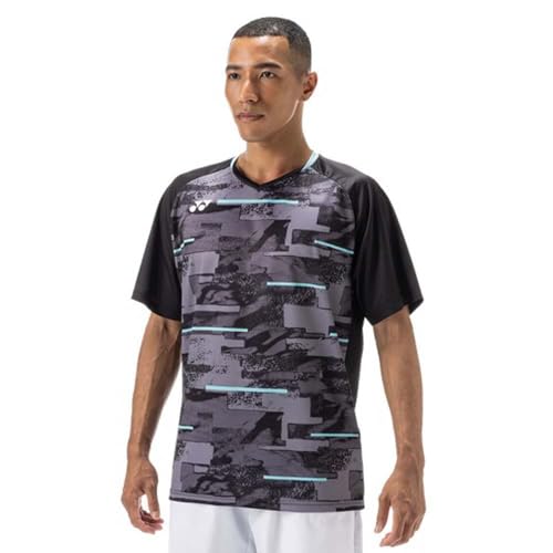 YONEX Crew Neck Tee Herren T-Shirt schwarz M von YONEX