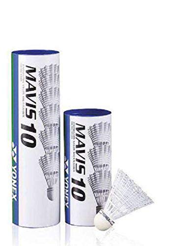 YONEX Federbälle Mavis 10, 6 Stück Weiß weiß 78-Medium-Blau YONEX Federbälle Mavis 10, 6 Stück Weiß weiß 78-Medium-Blau von YONEX